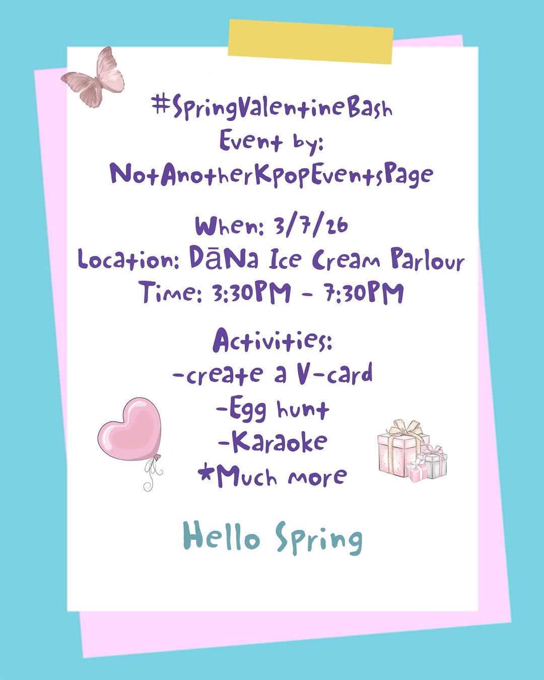 Spring Valentine Bash