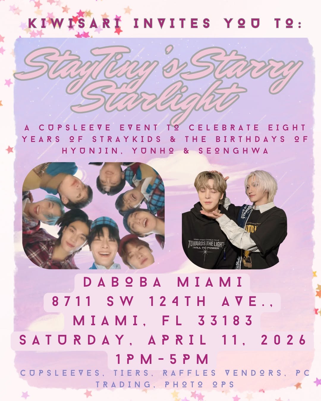 StayTiny Starry Starlight: A Cupsleeve Event