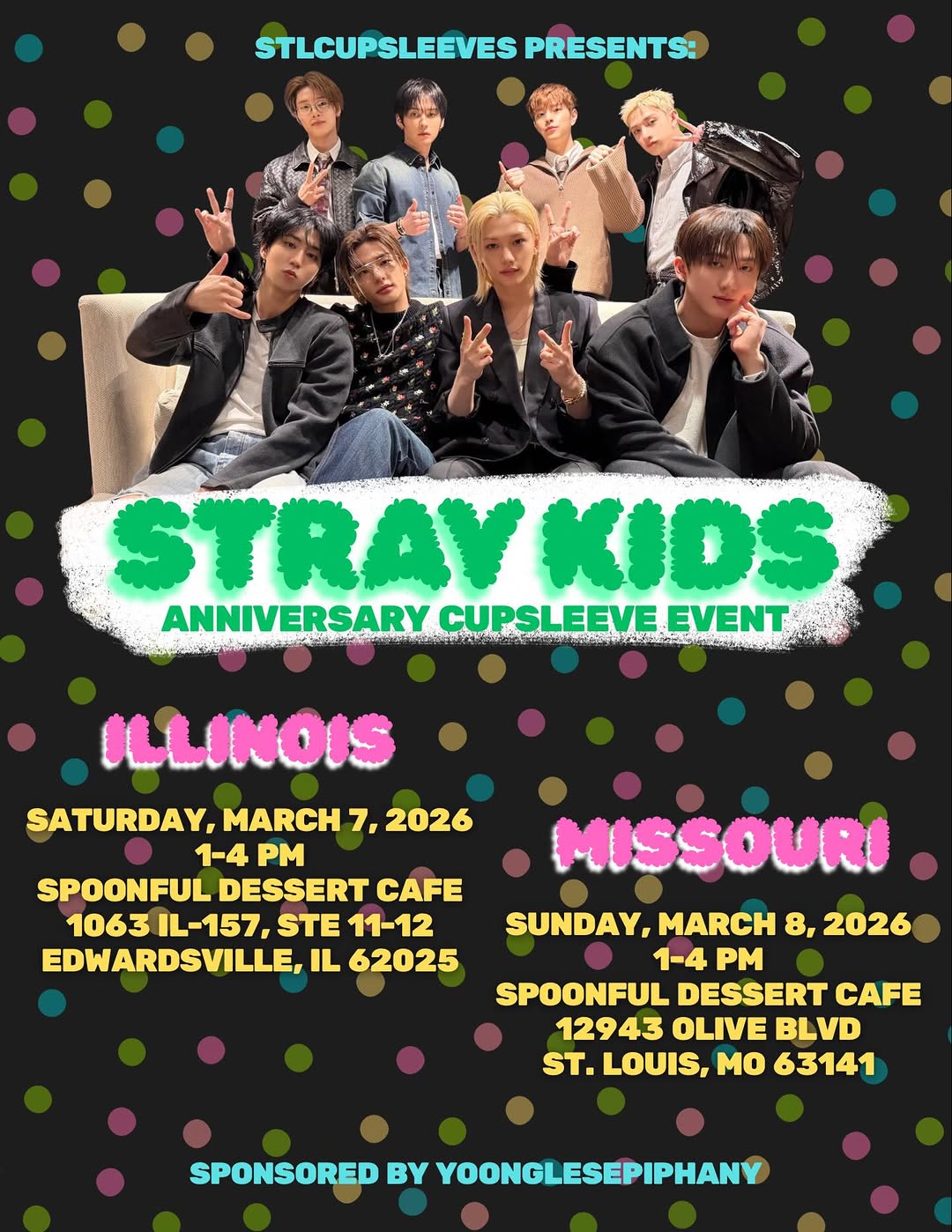 Stray Kids Anniversary Cupsleeve Event, IL