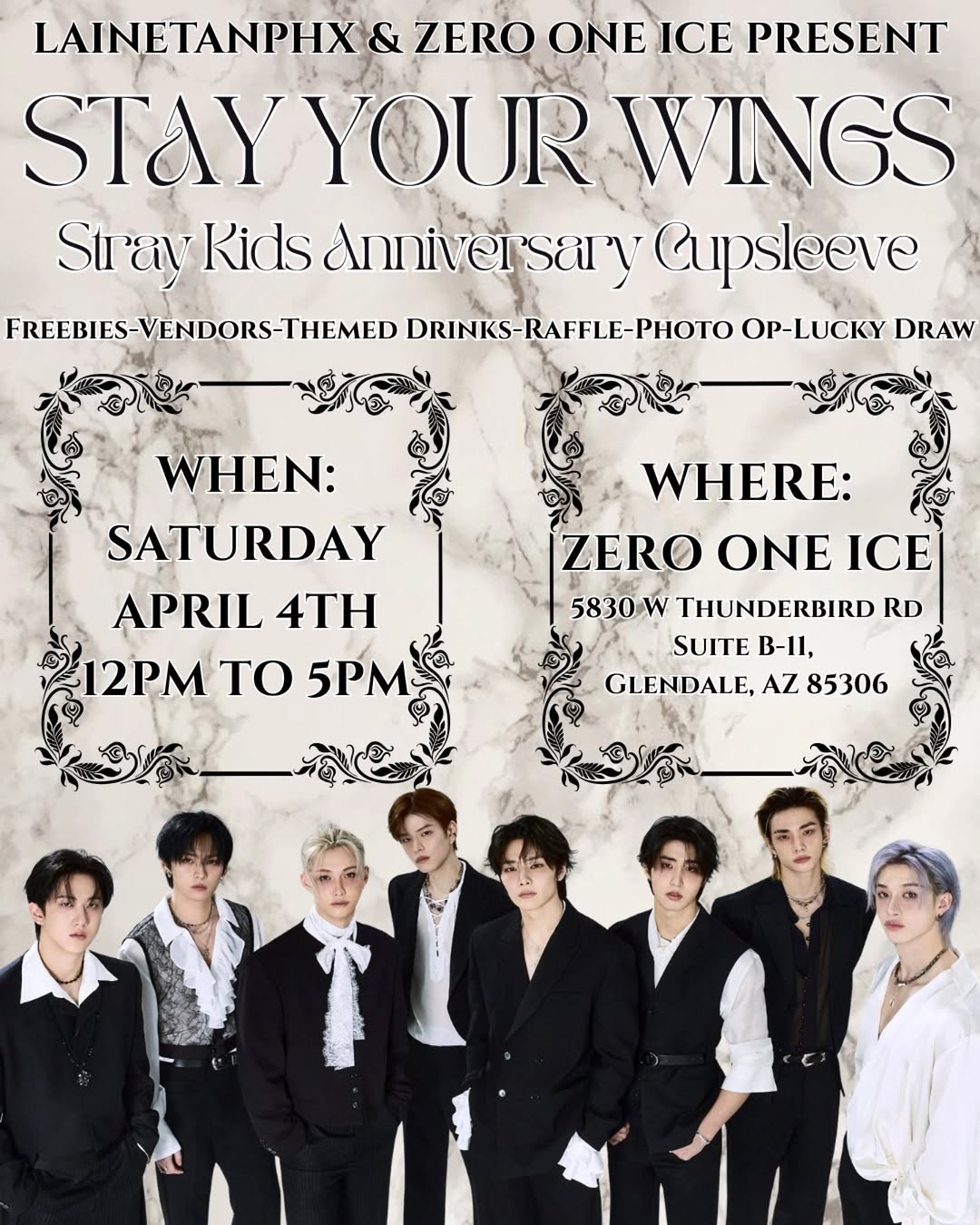 STAY YOUR WINGS SKZ ANNIVERSARY CUPSLEEVE