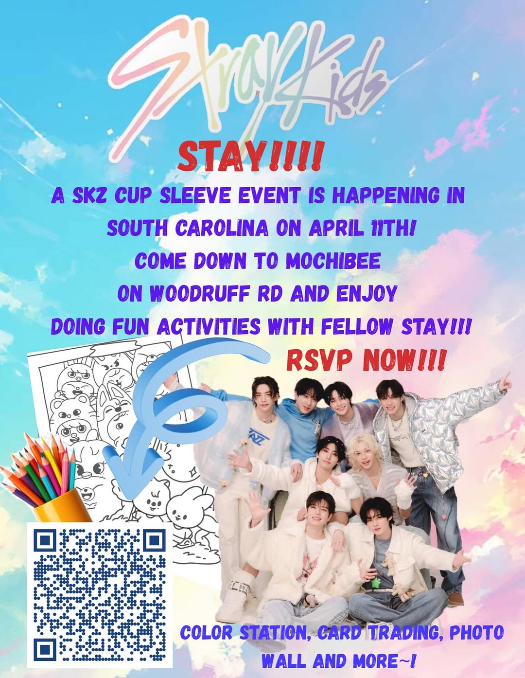 STRAY KIDS CUPSLEEVE EVENT