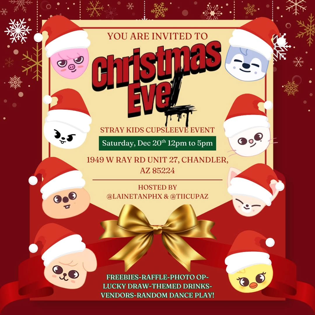 STRAY KIDS CUPSLEEVE EVENT