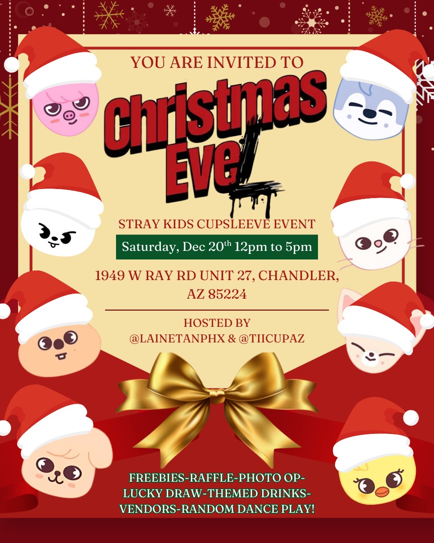 STRAY KIDS CUPSLEEVE EVENT