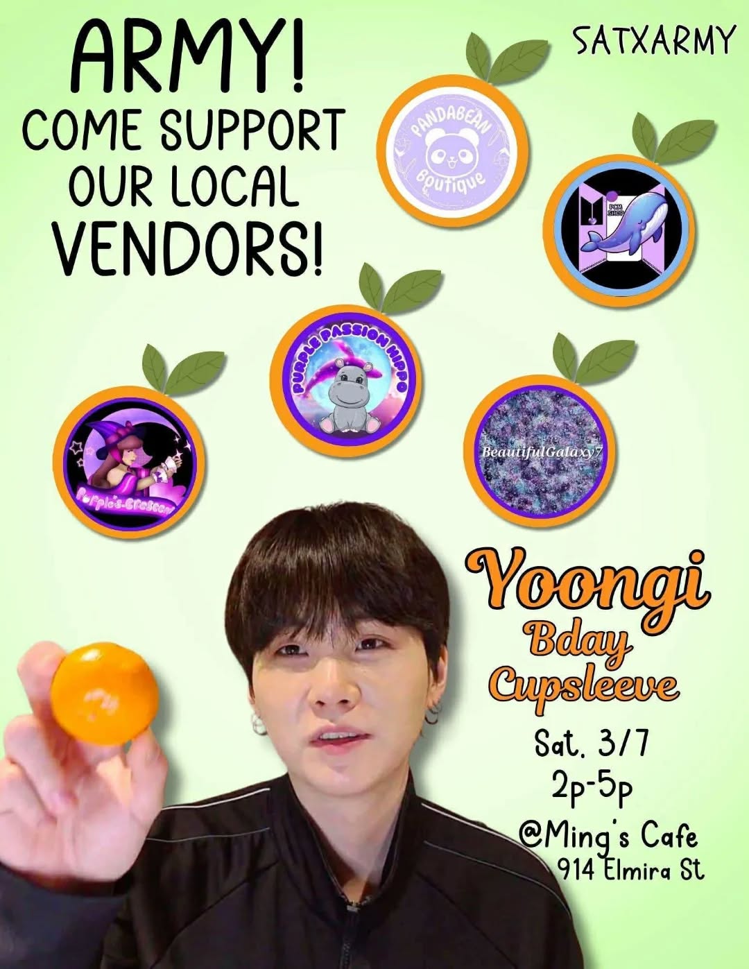 Yoongi Birthday Cupsleeve - Image 2