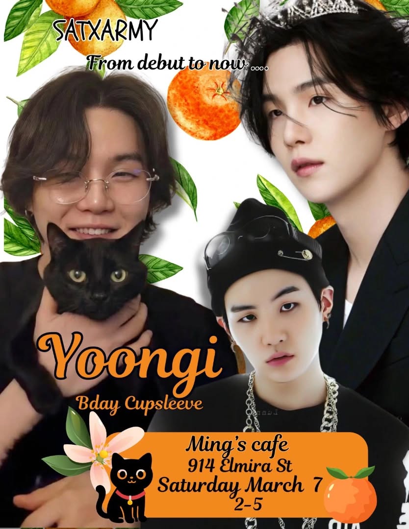 Yoongi Birthday Cupsleeve