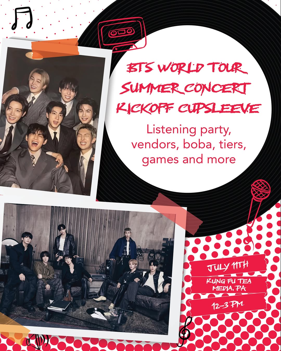 BTS SUMMER CONCERT KICKOFF CUPSLEEVE – Media, July 11, 2026 | K