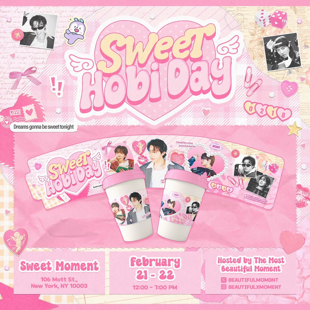 Sweet Hobi Day - J-Hope Birthday Cupsleeve Event