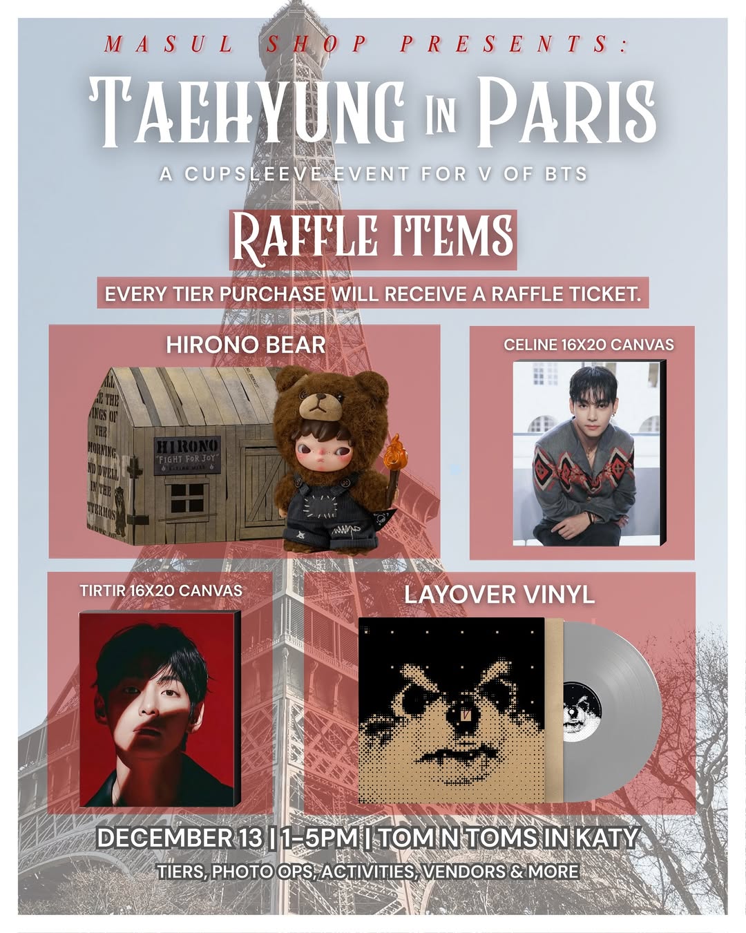 TAEHYUNG in PARIS a cupsleeve event - Image 3