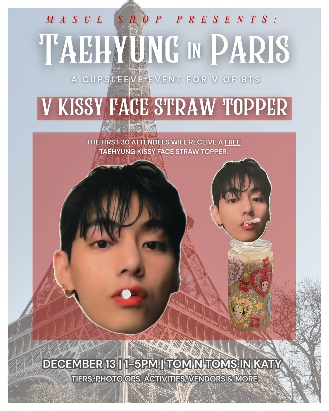 TAEHYUNG in PARIS a cupsleeve event - Image 9