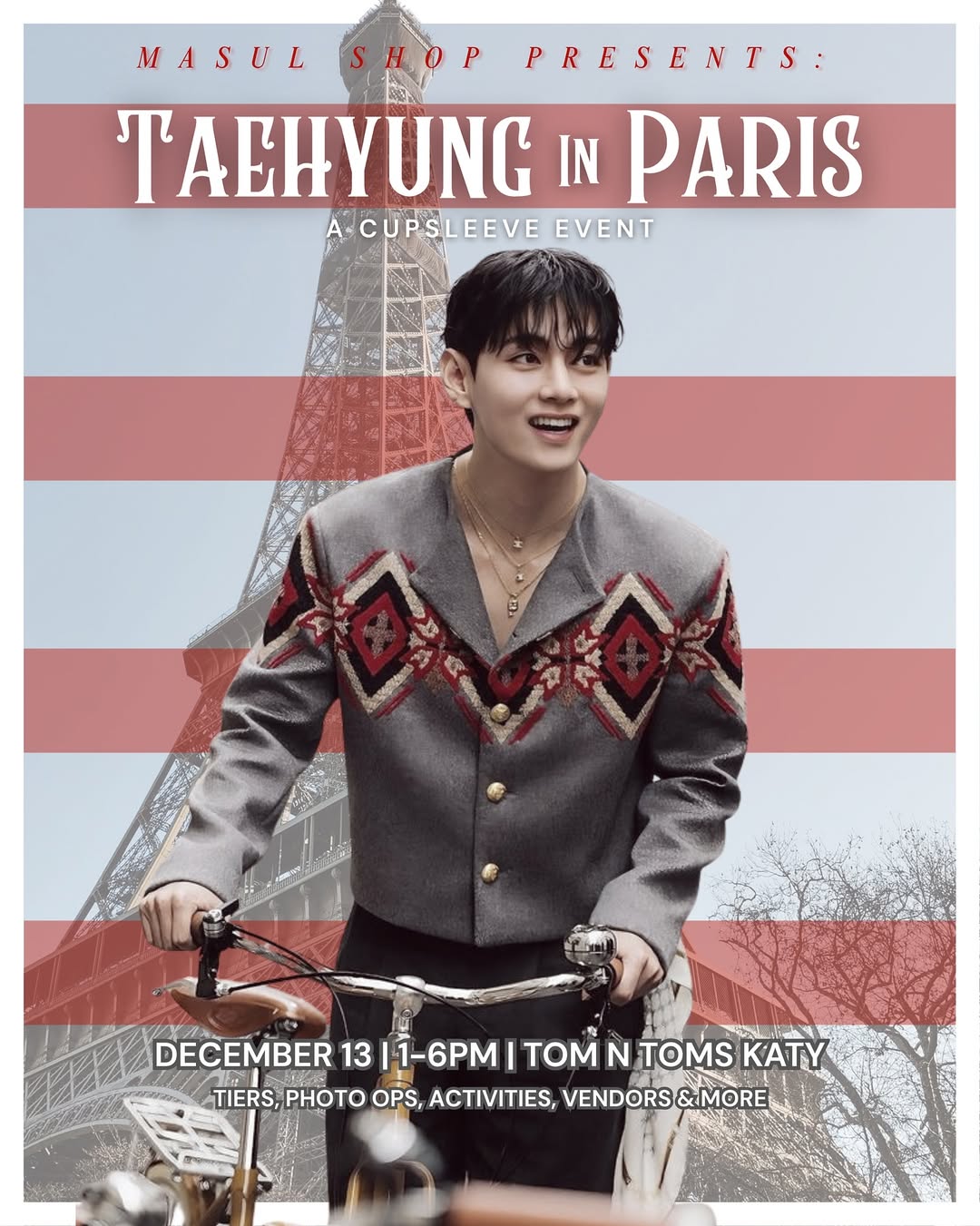 TAEHYUNG in PARIS a cupsleeve event
