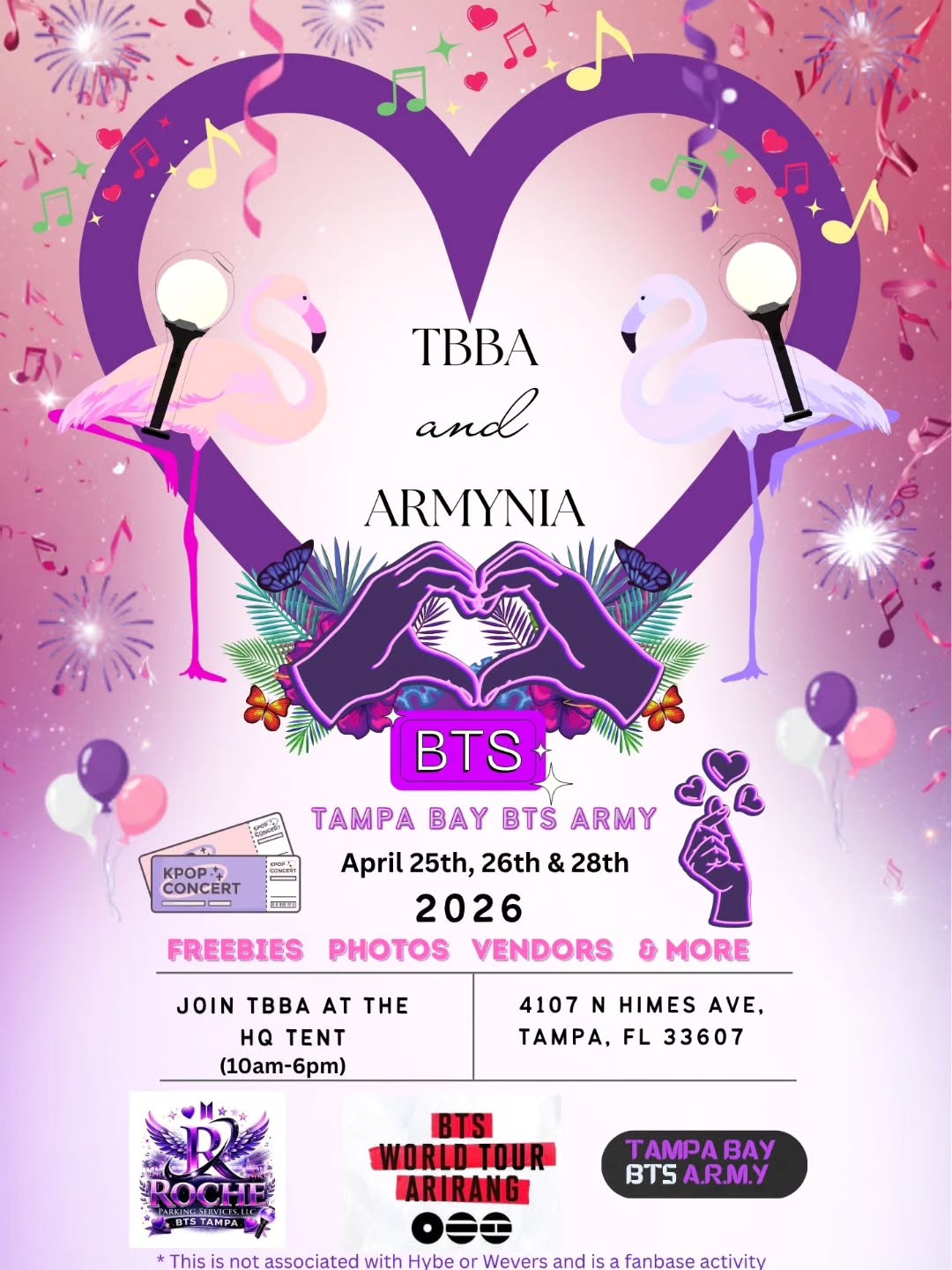 TBBA & ARMYNIA: April 25, 26 & 28, 2026