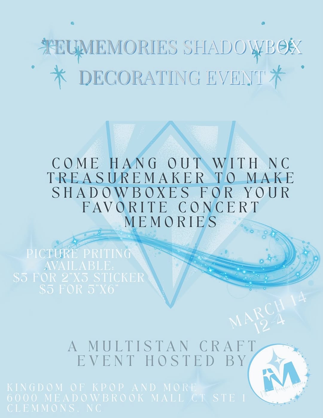 TEUMEMORIES SHADOWBOX DECORATING EVENT