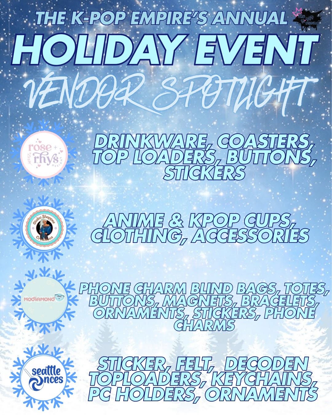 THE K-POP EMPIRE'S ANNUAL HOLIDAY EVENT