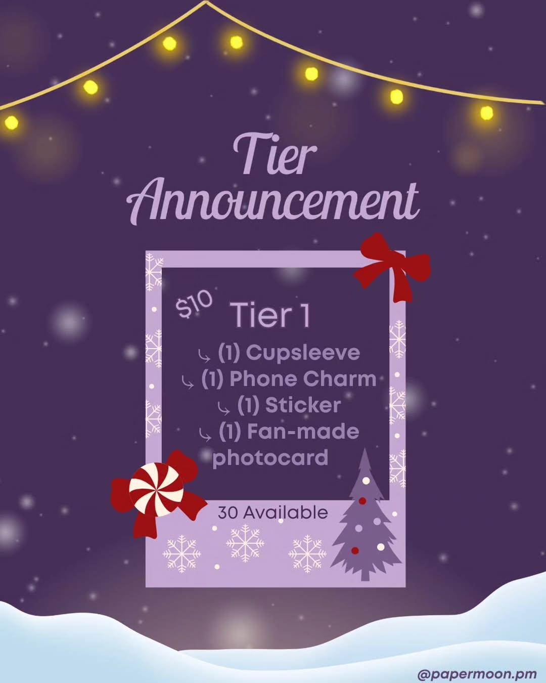 THe X-MAS Monsta X JingleBall Cupsleeve - Image 3