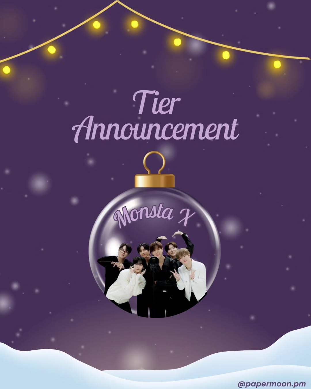 THe X-MAS Monsta X JingleBall Cupsleeve - Image 2