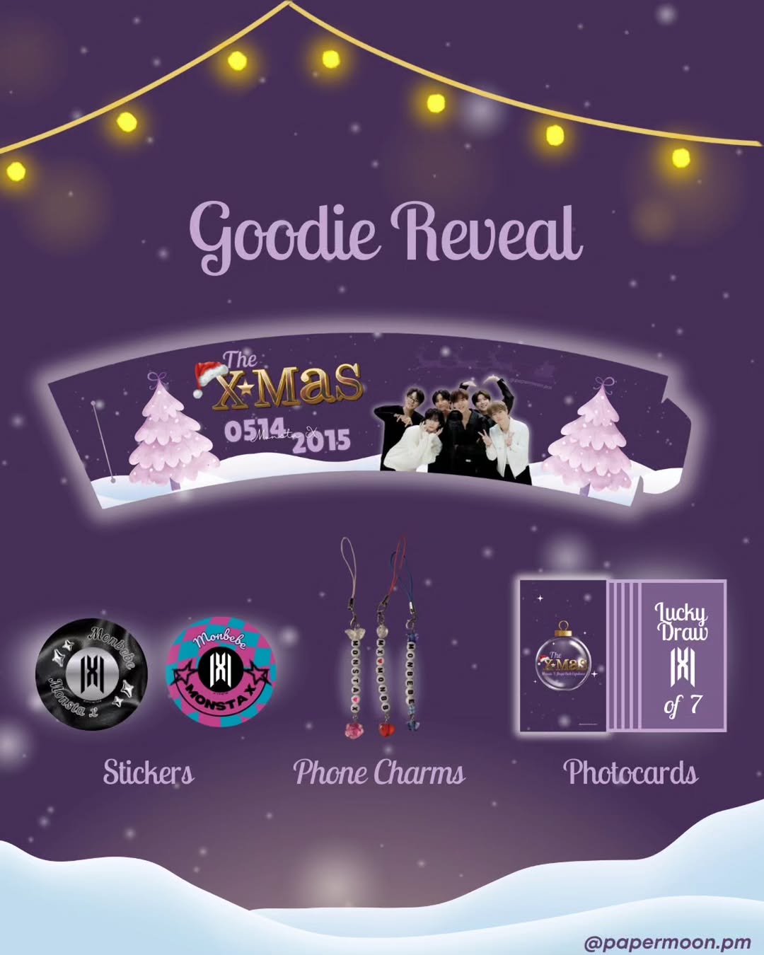 THe X-MAS Monsta X JingleBall Cupsleeve - Image 5