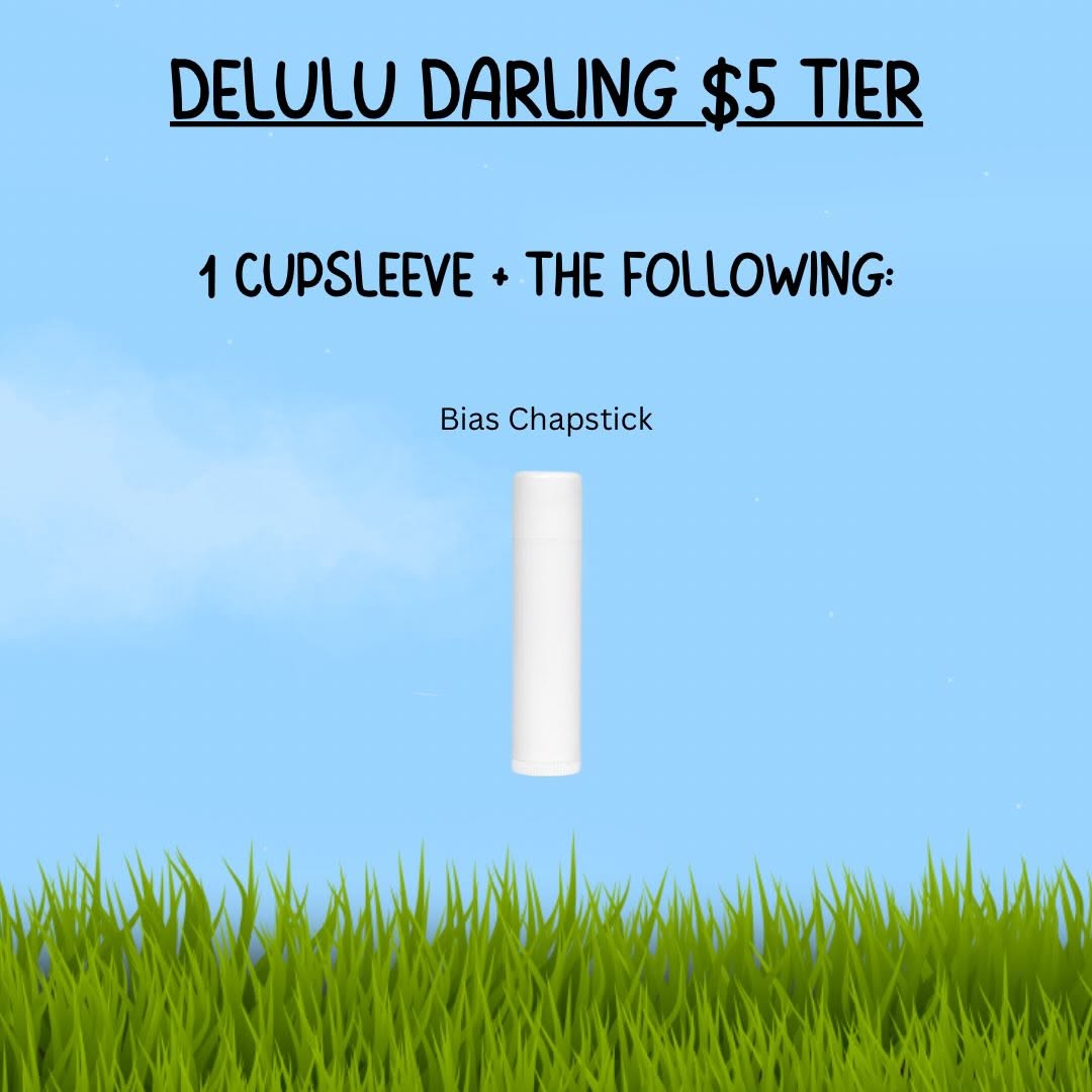 TOUCH SOME (SPRING) GRASS: DELULU ARMY CUPSLEEVE - Image 2