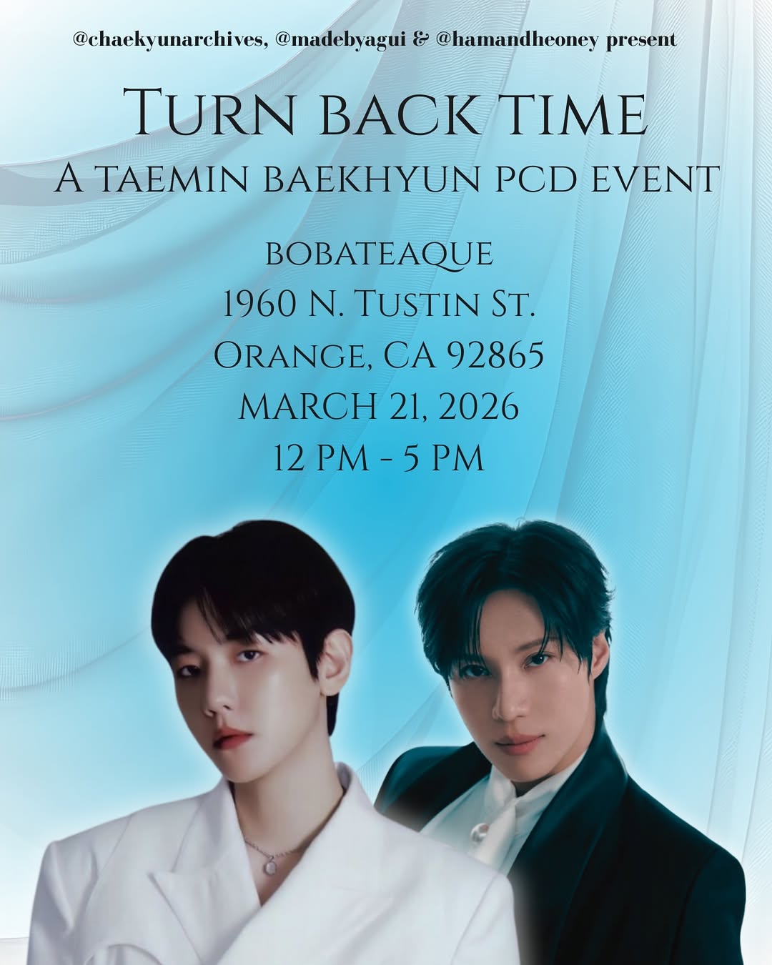 Turn Back Time: A TaeBaek PCD Event