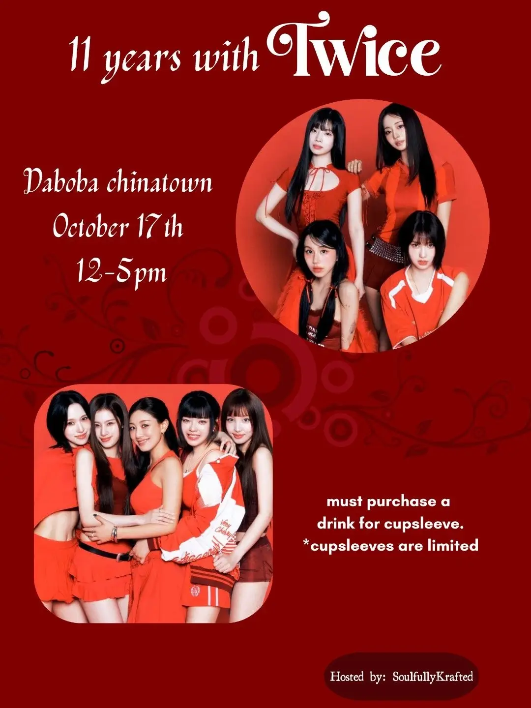 Twice 11th Anniversary Cupsleeve – Chicago, October 17, 2026