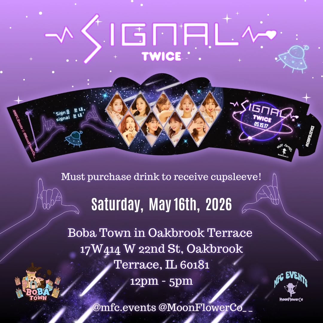 Twice Cupsleeve Event for Signal's 9th Anniversary
