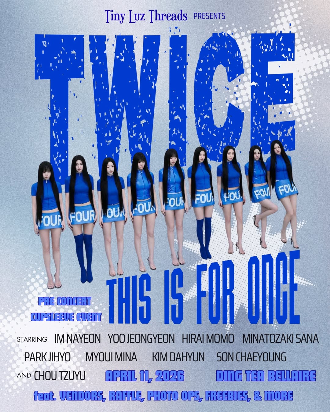 TWICE PRE CONCERT CUPSLEEVE EVENT