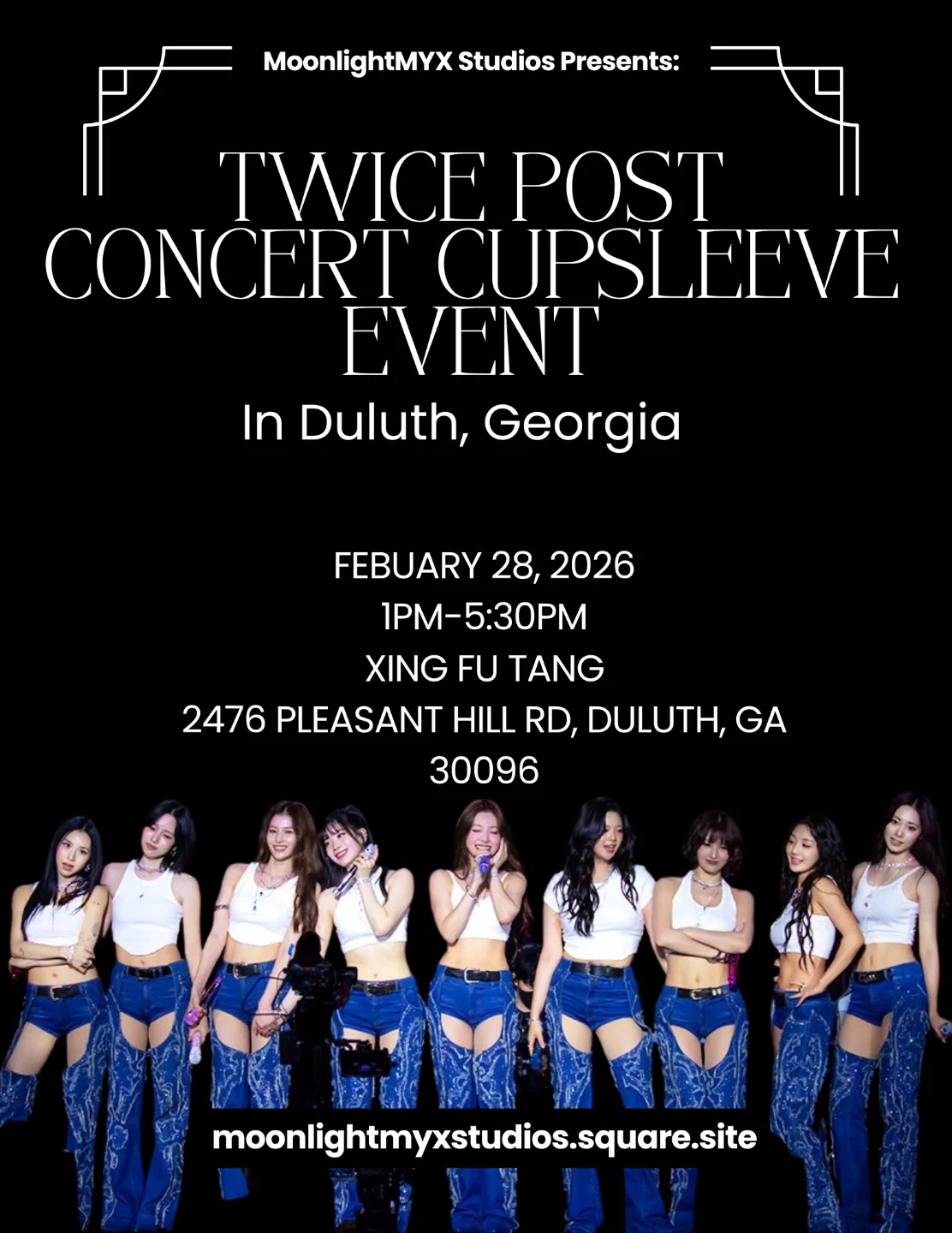 TWICE POST CONCERT CUPSLEEVE EVENT
