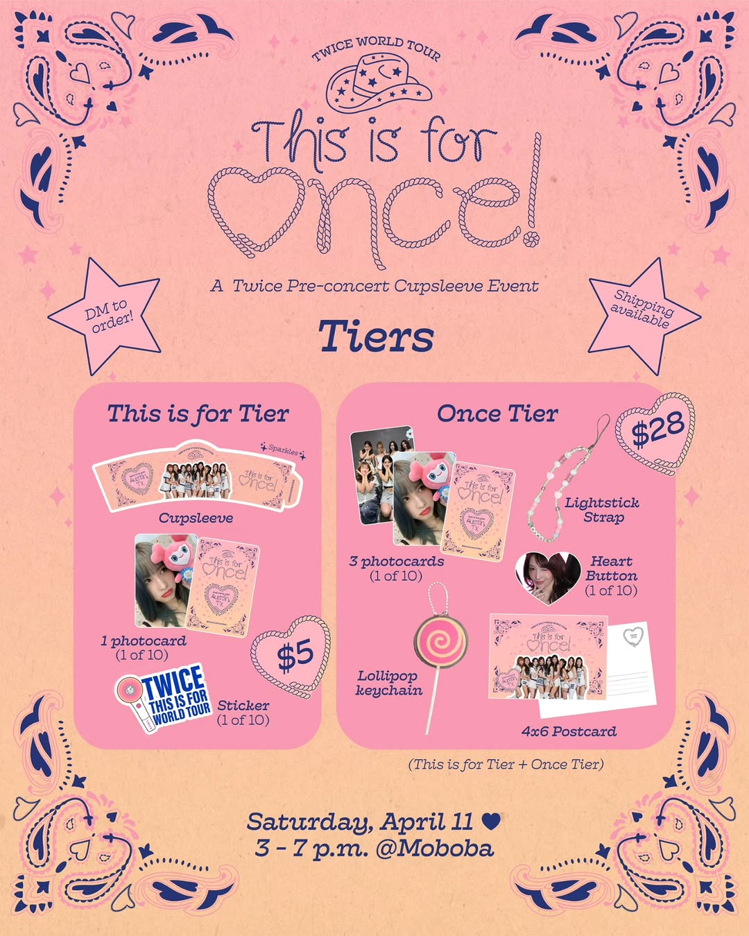 TWICE pre-concert cupsleeve event - Image 3