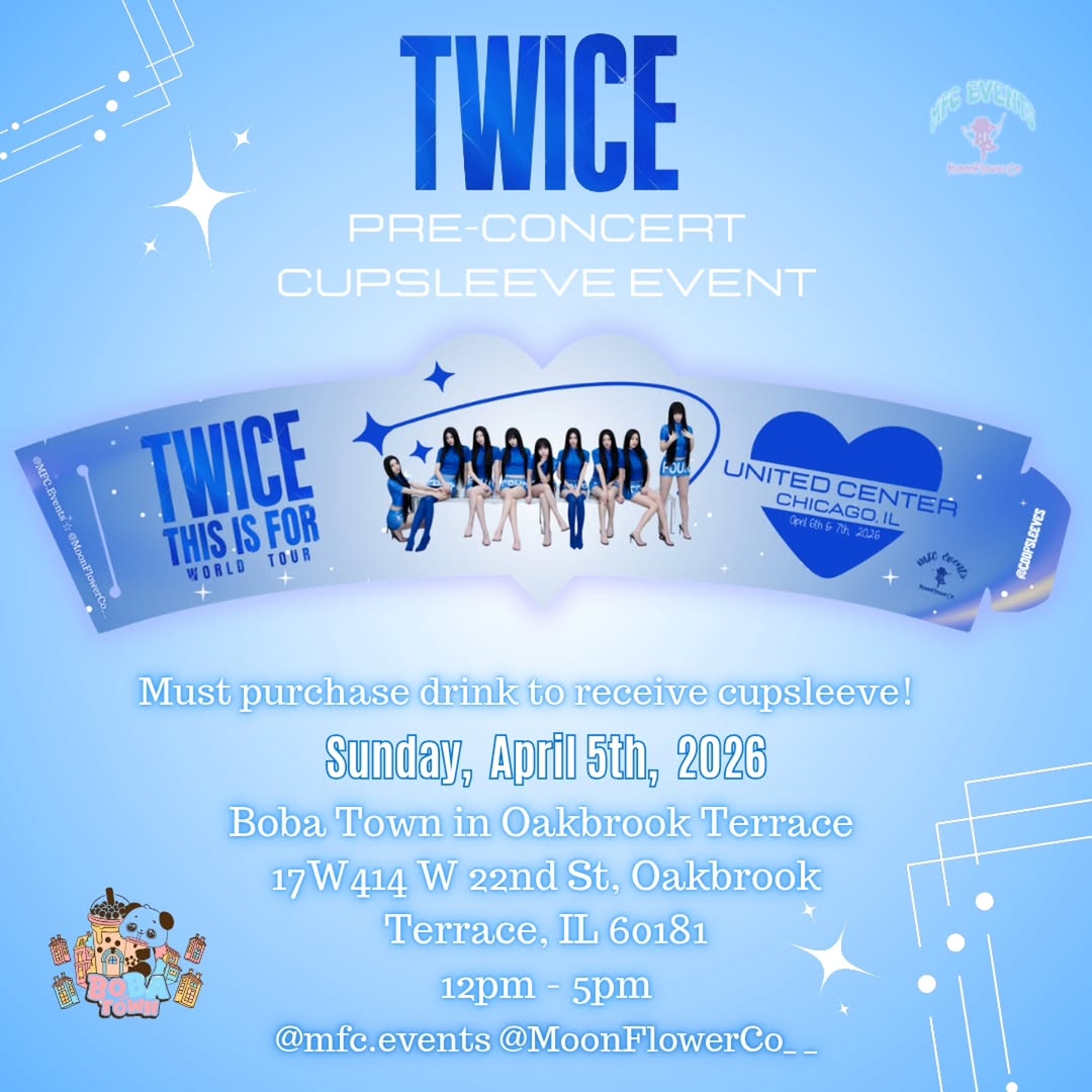 TWICE Pre-Concert Cupsleeve Event