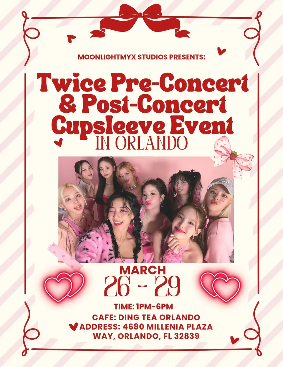 Twice Pre-Concert & Post-Concert Cupsleeve Event