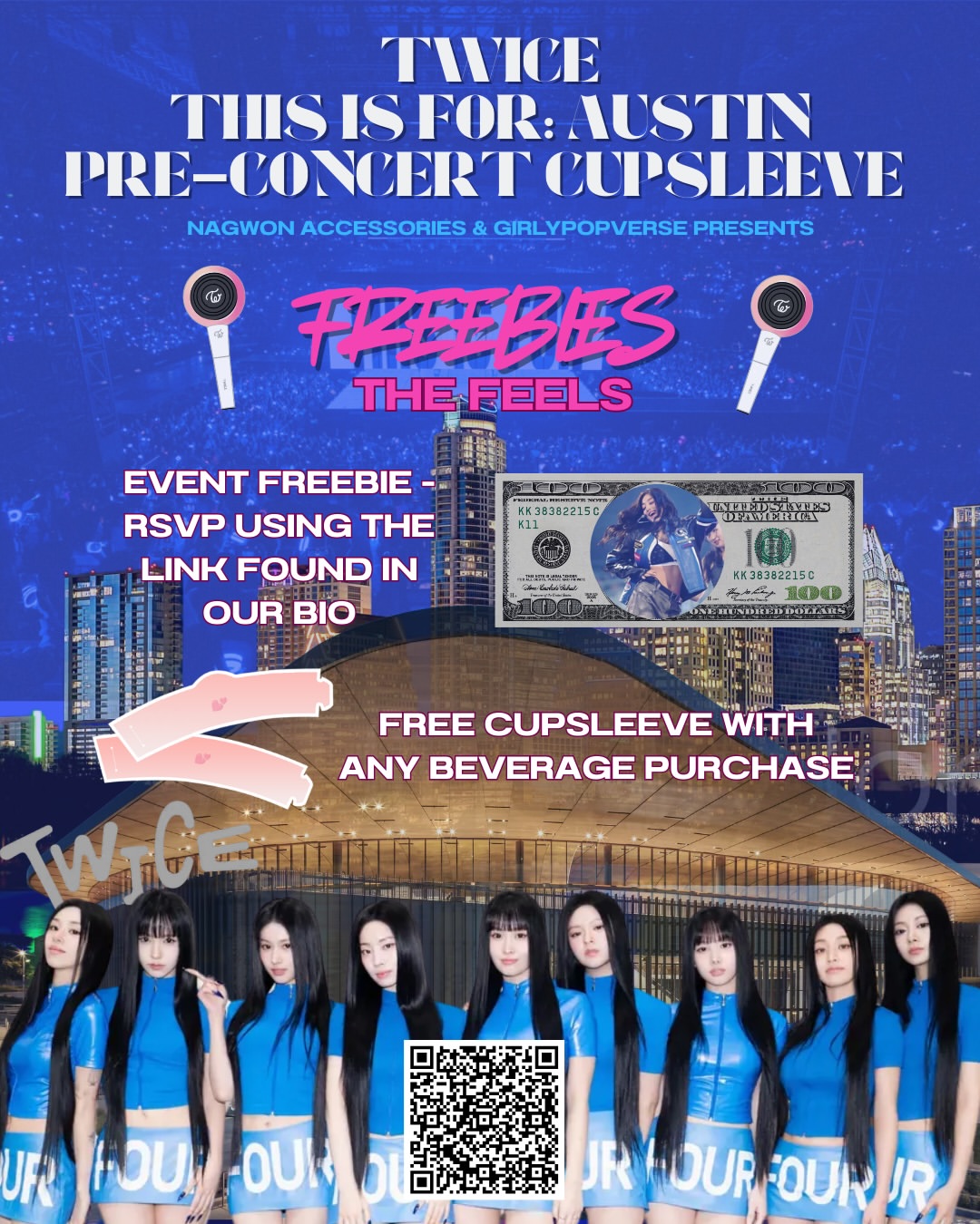 Twice This Is For: Austin Pre-Concert Cupsleeve - Image 2