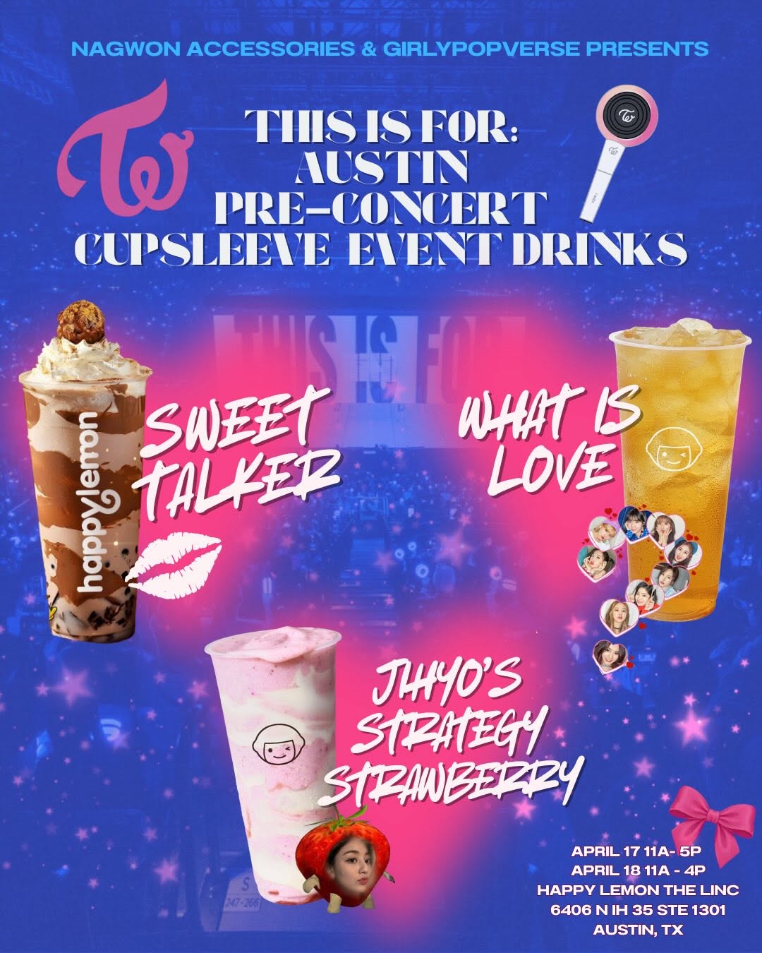 Twice This Is For: Austin Pre-Concert Cupsleeve - Image 6