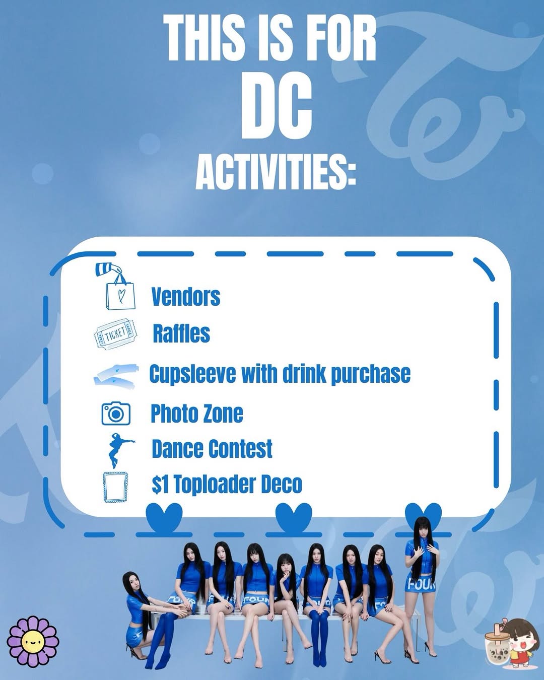 TWICE THIS IS FOR DC CONCERT CUPSLEEVE - Image 2