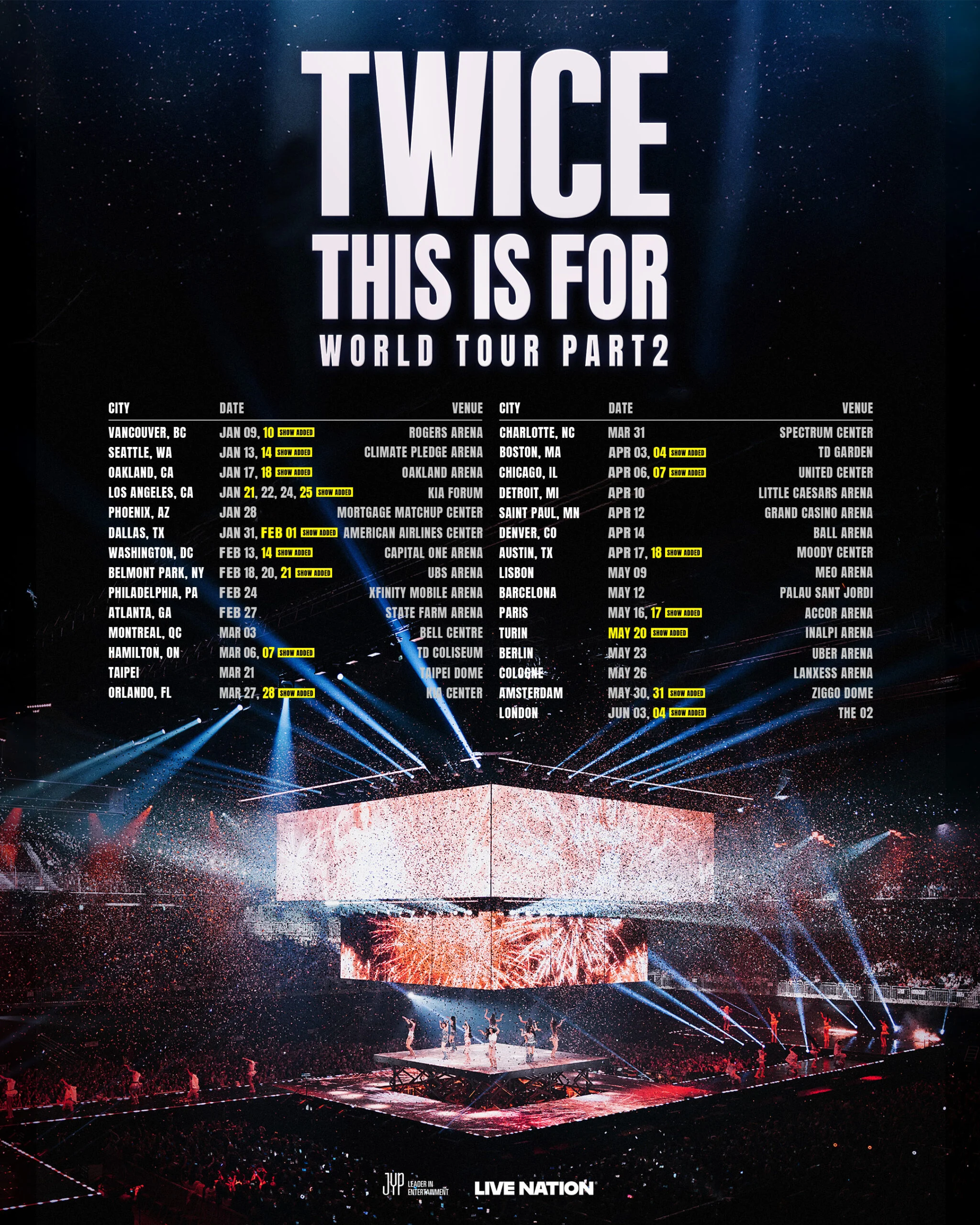 TWICE <THIS IS FOR> WORLD TOUR - Boston 3,4.04