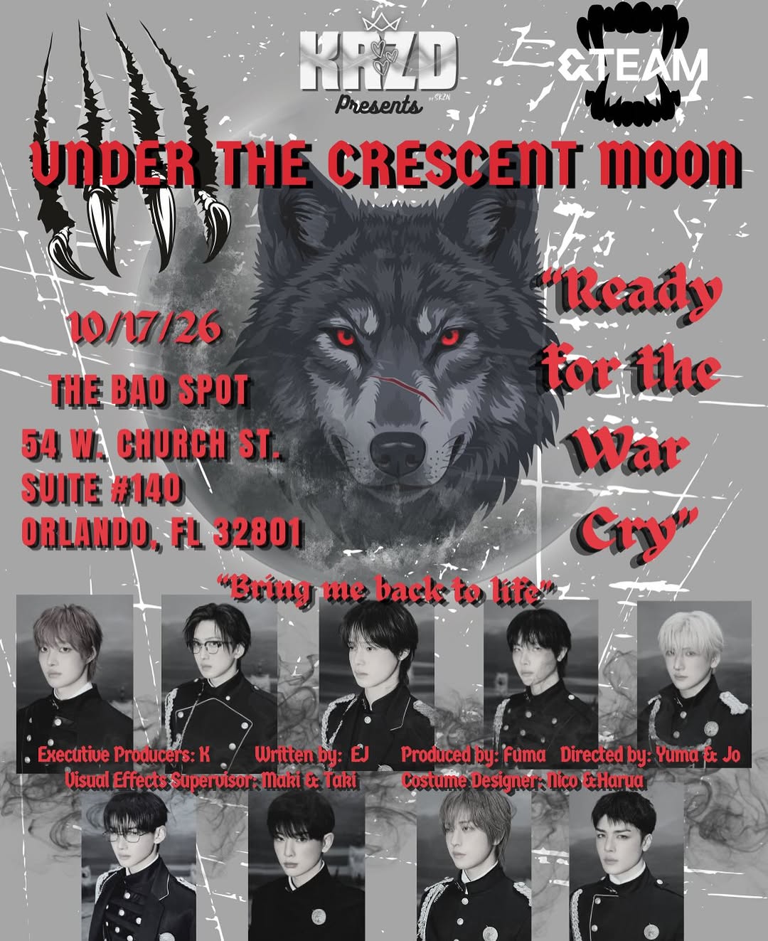 Under the Crescent Moon – Orlando, October 17, 2026 | K-Pop Tracker