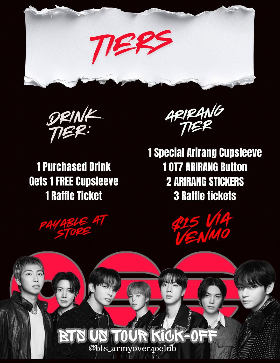 BTS US TOUR KICK-OFF CUPSLEEVE EVENT - Image 2