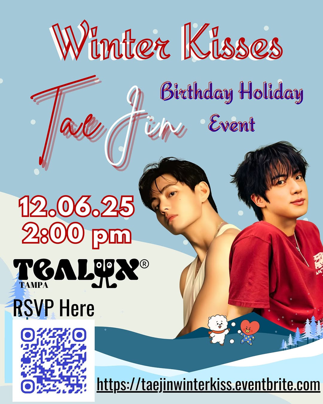 Winter Kisses TaeJin Birthday Holiday Event