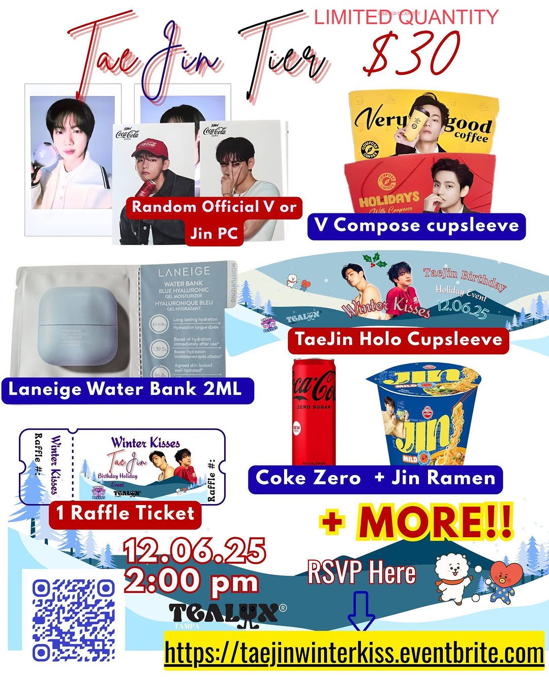 Winter Kisses TaeJin Birthday Holiday Event - Image 2