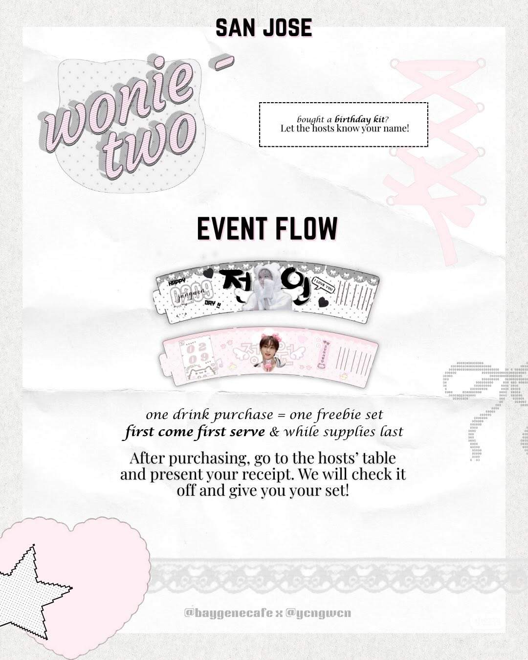 WONIE-TWO JUNGWOON BIRTHDAY CUPSLEEVE - Image 4