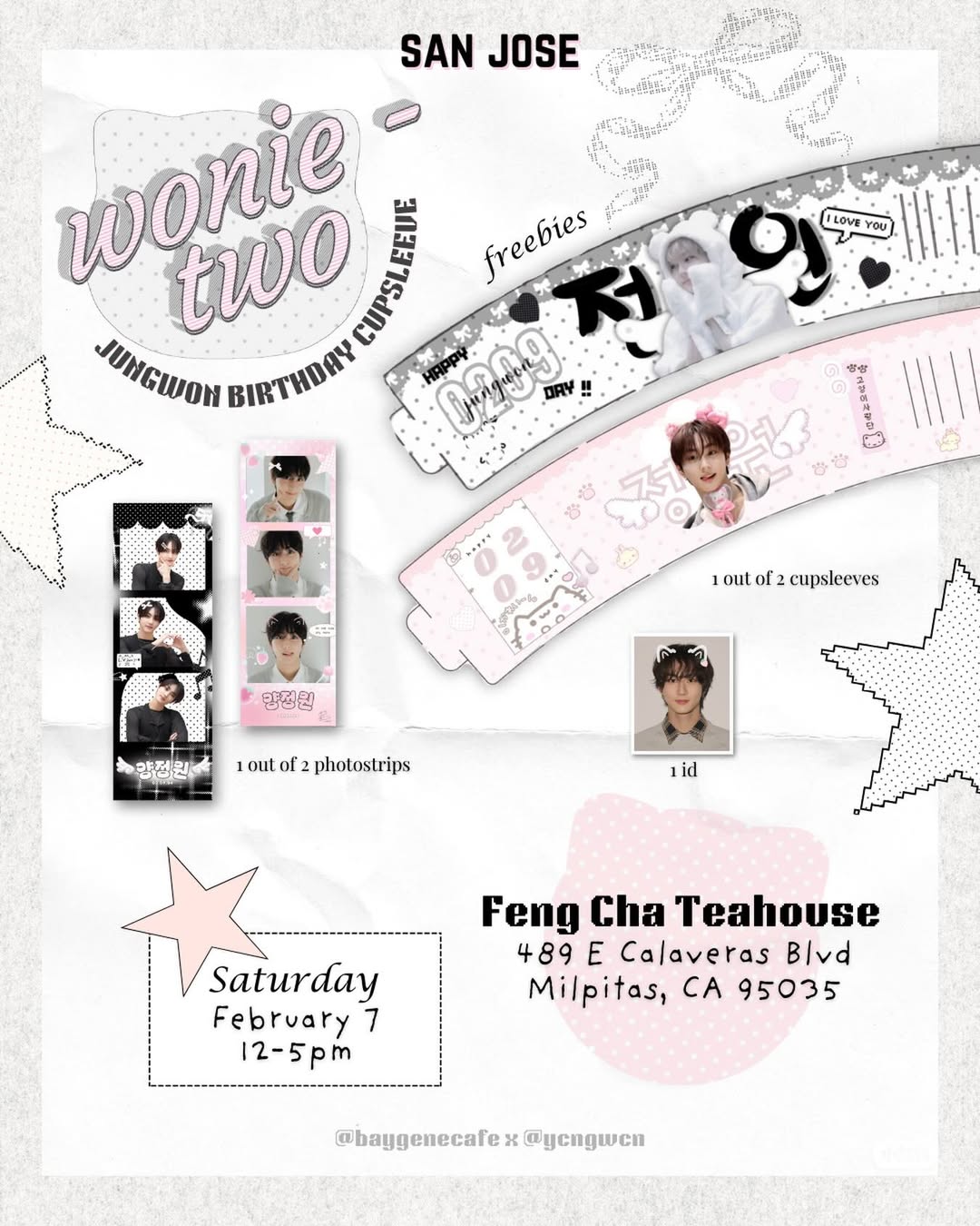 WONIE-TWO JUNGWOON BIRTHDAY CUPSLEEVE