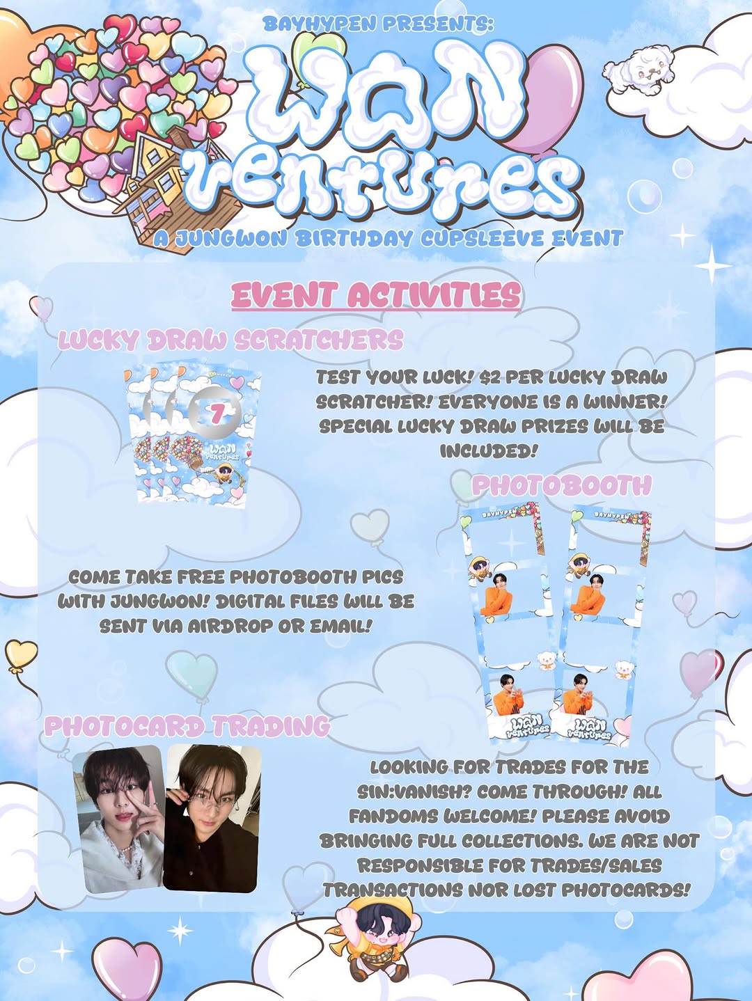 WONVENTURES! A Jungwon birthday cupsleeve event - Image 5