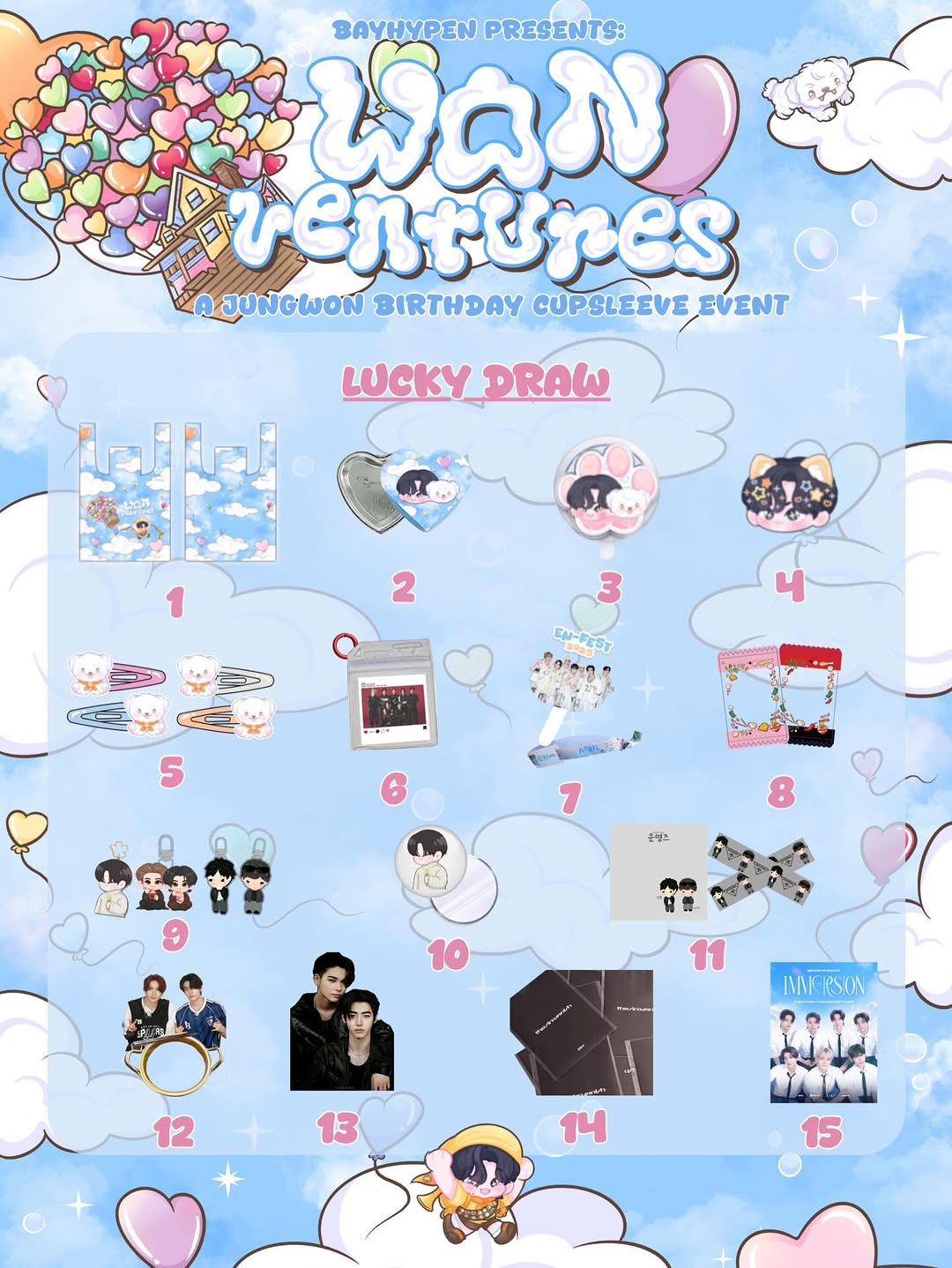 WONVENTURES! A Jungwon birthday cupsleeve event - Image 8