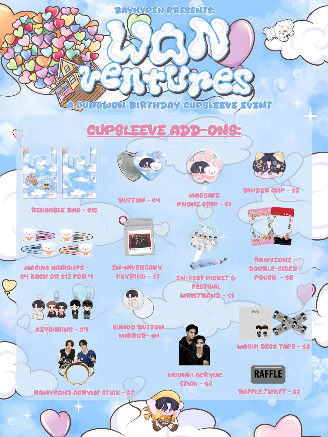 WONVENTURES! A Jungwon birthday cupsleeve event - Image 9