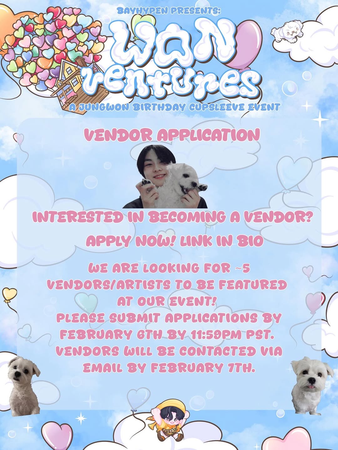 WONVENTURES! A Jungwon birthday cupsleeve event