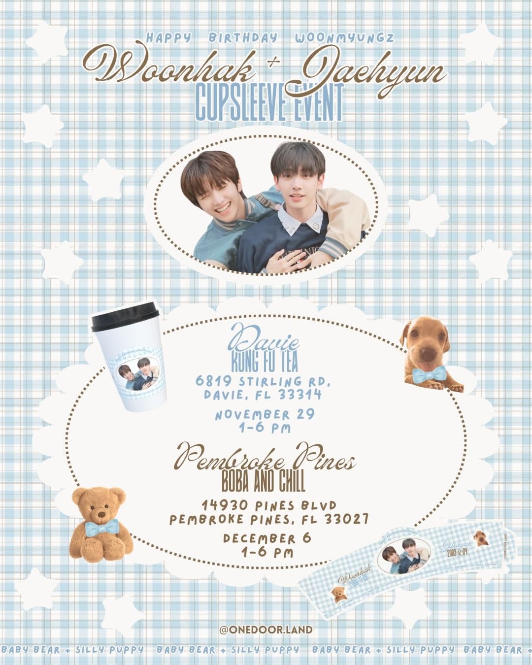Woonhak + Jaehyun Cupsleeve Event (DAVIE, FL) - Image 5