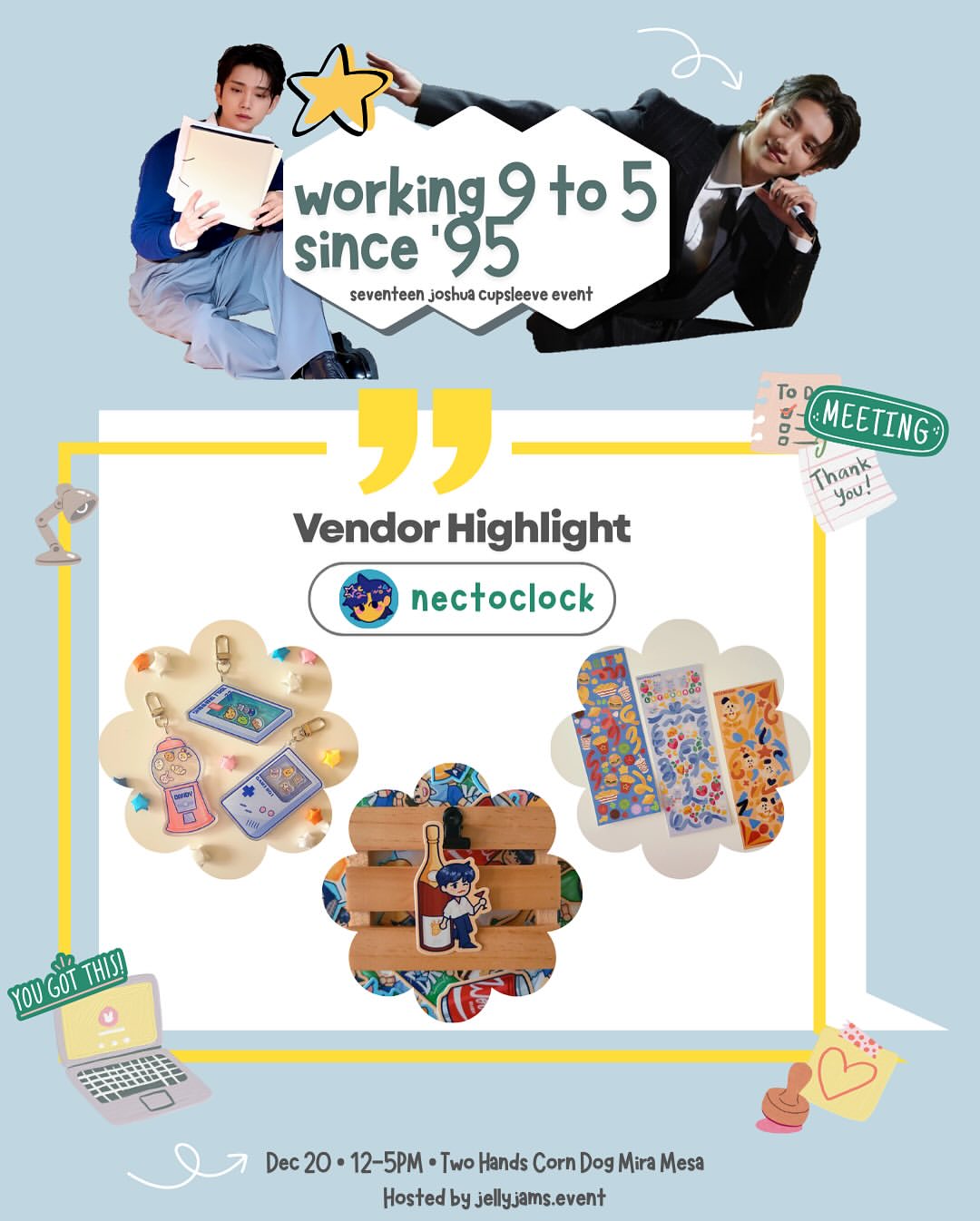 Working 9 to 5 since ‘95 Seventeen Joshua Cupsleeve Event - Image 10